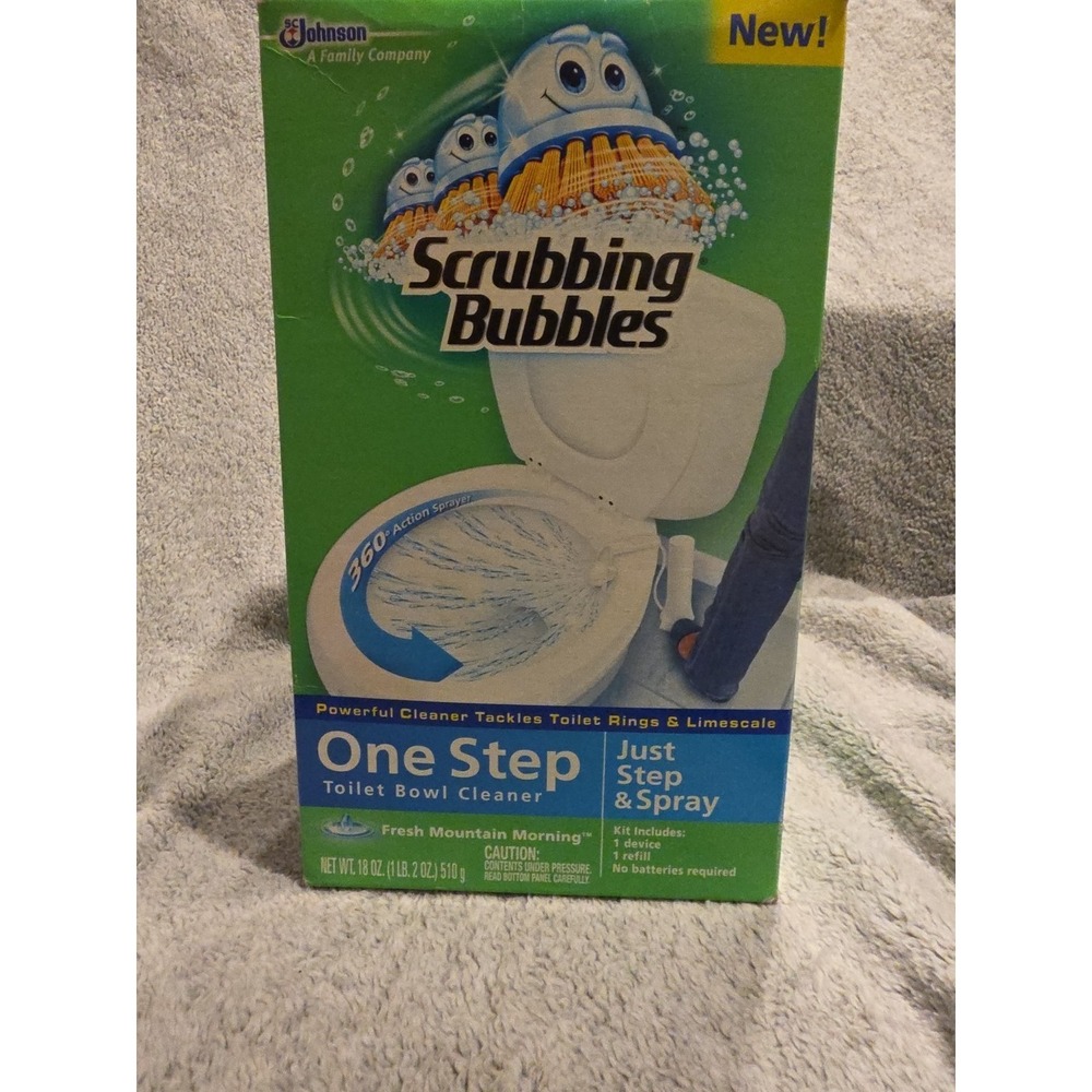 Scrubbing Bubbles One Step Toilet Cleaner Starter Pack Fresh Mountain‎ Morning